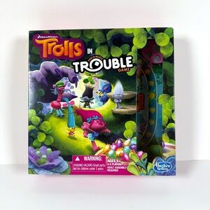 Dreamworks Trolls in Trouble Pop-O-Matic Board Game by Hasbro COMPLETE